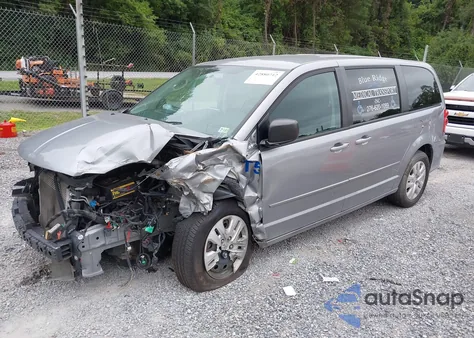 2017 Dodge Grand Caravan Se из США, поврежденный, VIN 2C4RDGBG7HR707953